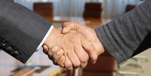 shaking hands perth copywriting business